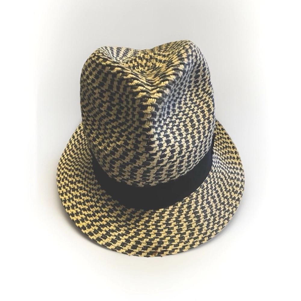 The Kooples Paper Exterior Woven  Fedora Mens Medium Pre-Owned